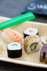 Image showing Sushi plate