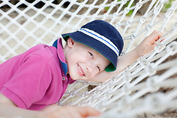 Image showing little boy at vacation