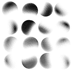 Image showing Abstract halftone circle design. EPS 10