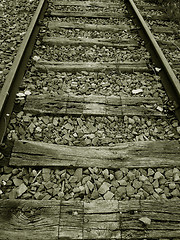 Image showing Ancient railroad