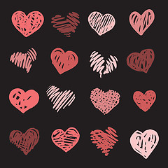 Image showing Love. Heart set.