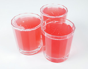 Image showing Pink grapefruit saft