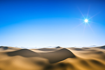 Image showing desert sun