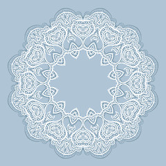 Image showing Lace background. Mandala.