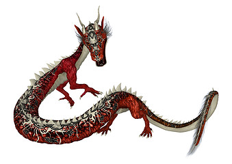 Image showing Red Estern Dragon