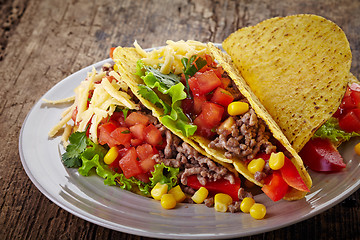 Image showing Mexican food Tacos