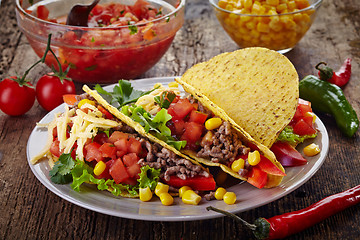 Image showing Mexican food Tacos