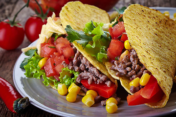 Image showing Mexican food Tacos