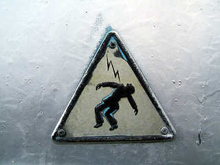 Image showing Danger