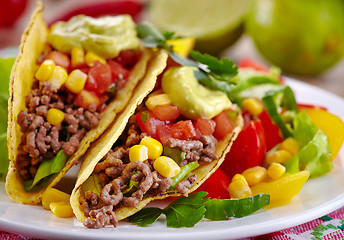 Image showing Mexican food Tacos