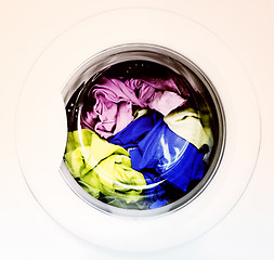 Image showing Clothes in laundry