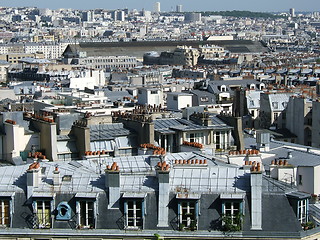Image showing Paris roofs
