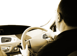 Image showing Car driver