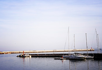 Image showing Sailing boats