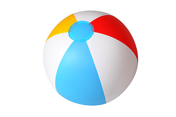 Image showing Isolated beach ball