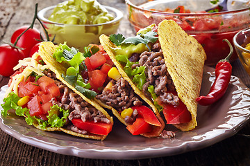 Image showing Mexican food Tacos