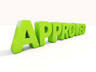 Image showing 3D Approved