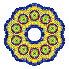 Image showing Abstract radial pattern