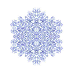 Image showing Abstract snowflake