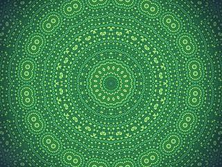Image showing Green abstract pattern