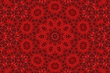 Image showing Abstract red pattern