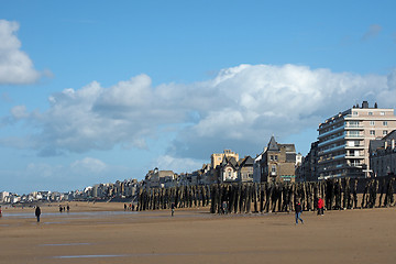 Image showing Saint Malo seafront, april 2014