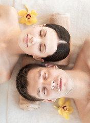 Image showing couple in spa