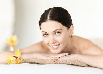 Image showing woman in spa