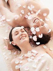 Image showing couple in spa