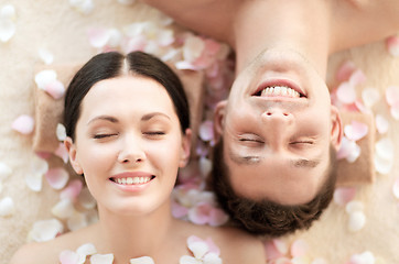 Image showing couple in spa