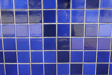 Image showing Blue tiles