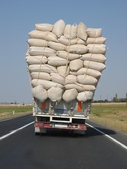 Image showing Overloaded truck