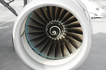 Image showing Jet turbine