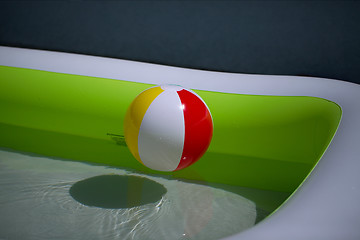 Image showing Ball in the water