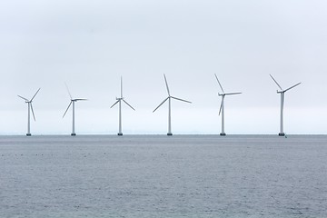 Image showing Wind tubines