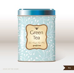 Image showing Vector box tea with place for your text.