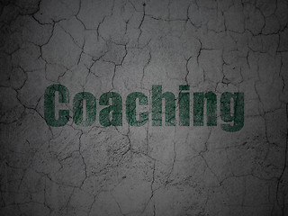 Image showing Education concept: Coaching on grunge wall background