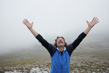 Image showing Man on mountain