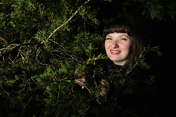 Image showing Girl in nature