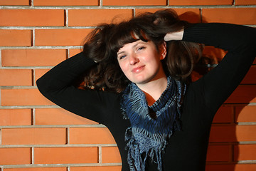 Image showing Young woman posing