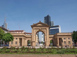 Image showing Porta Nuova in Milan