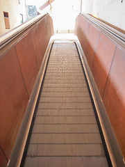 Image showing Escalator