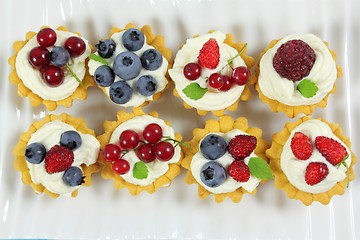 Image showing Custard tarts