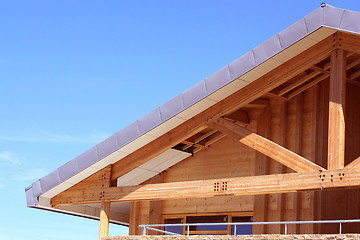 Image showing a wooden construction