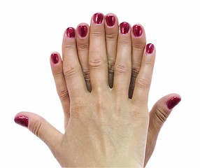 Image showing women hands