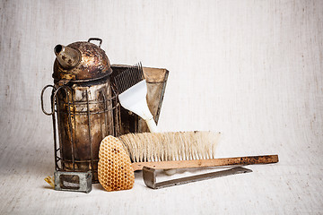 Image showing Beekeeping equipment