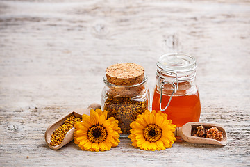 Image showing Still life of honey