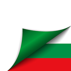 Image showing Bulgaria Country Flag Turning Page