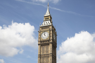 Image showing big ben against a blue sky