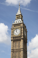 Image showing big ben against a blue sky